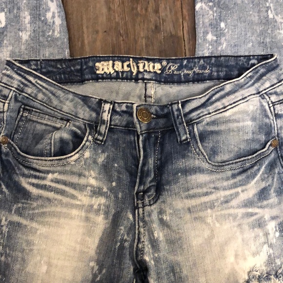 🤖 MACHINE DISTRESSED JEANS 🤖 - Picture 3 of 12